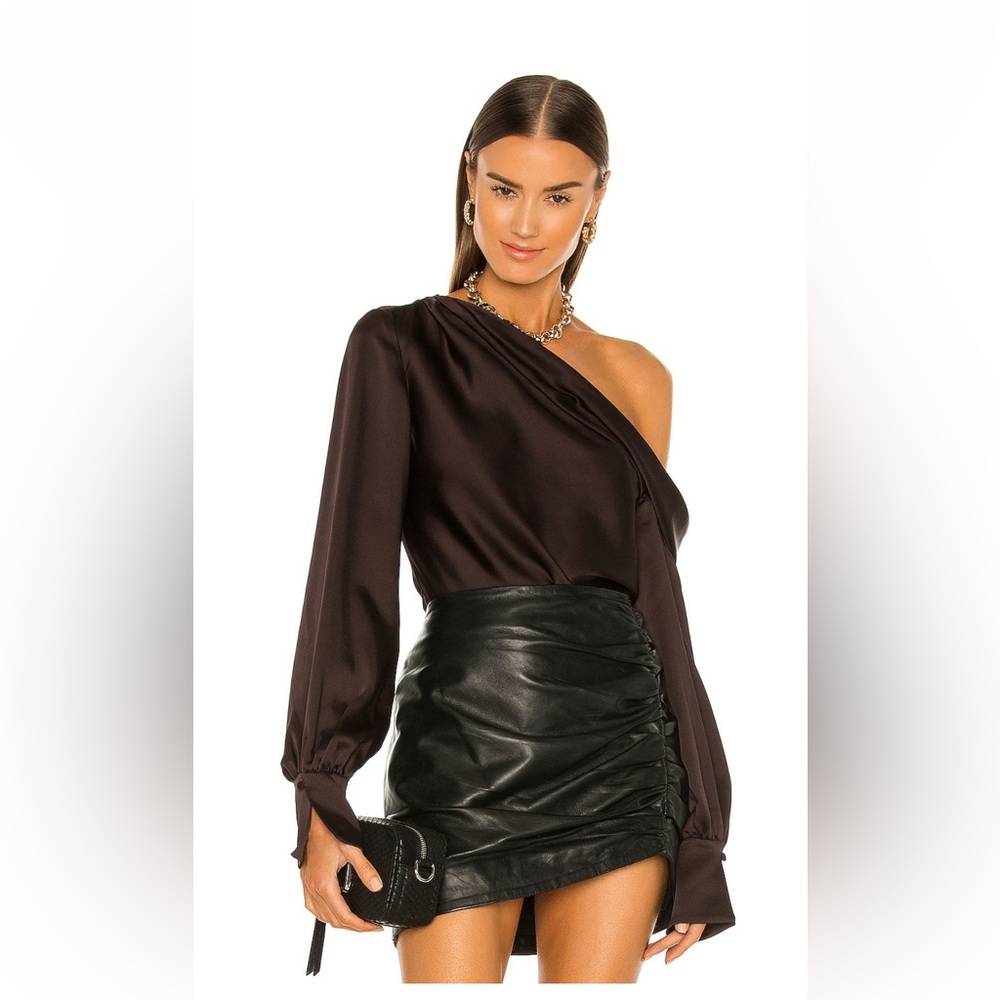 Jonathon Simkhai Alice Top in Brown